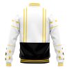 White Ranger Ninjetti Power Rangers Varsity Jacket 3L BACK Mockup - Power Rangers Store