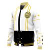 White Ranger Ninjetti Power Rangers Varsity Jacket 3L F RIGHT Mockup - Power Rangers Store
