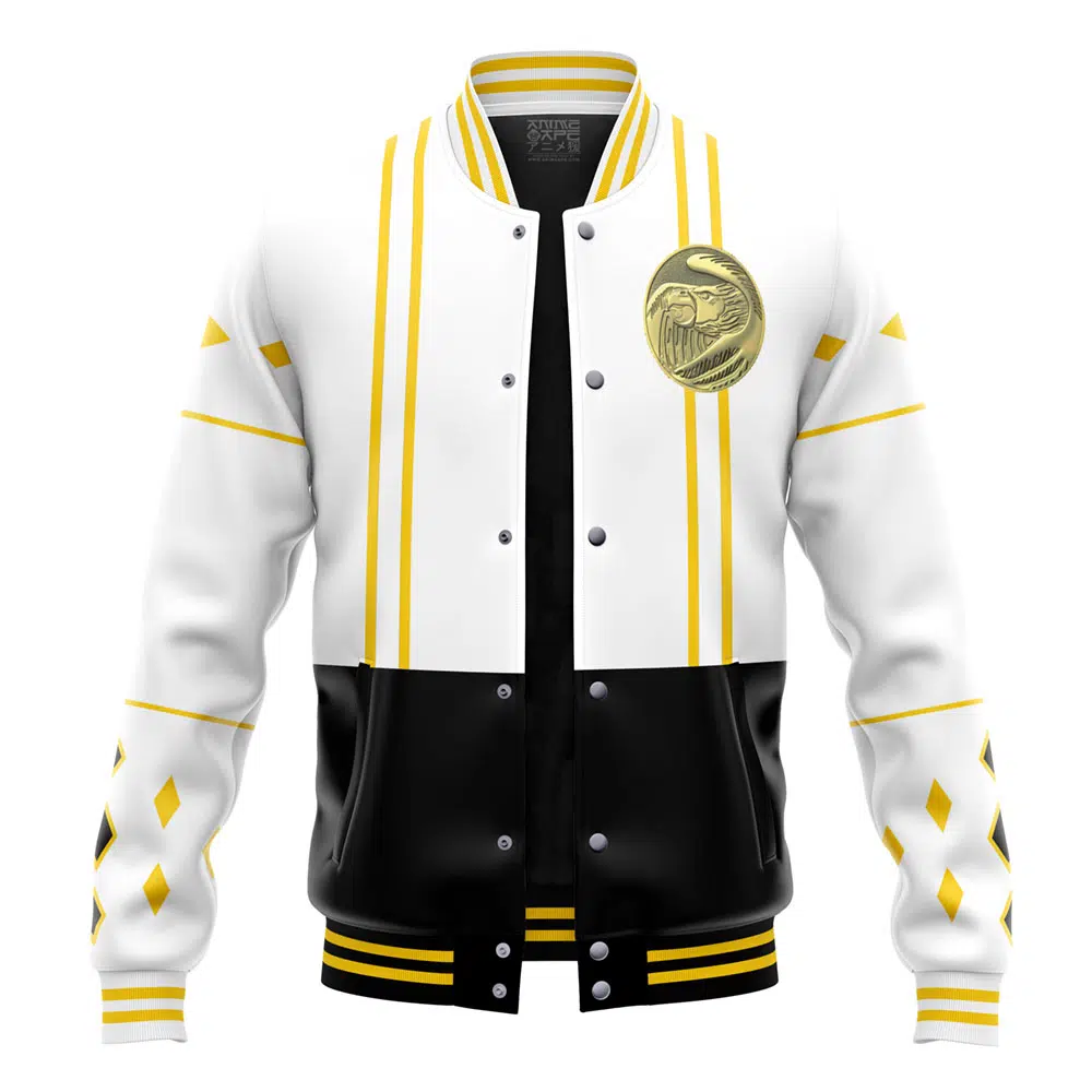 White Ranger Ninjetti Power Rangers Varsity Jacket