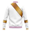 White Ranger Wild Force Power Rangers Varsity Jacket 3L BACK Mockup - Power Rangers Store