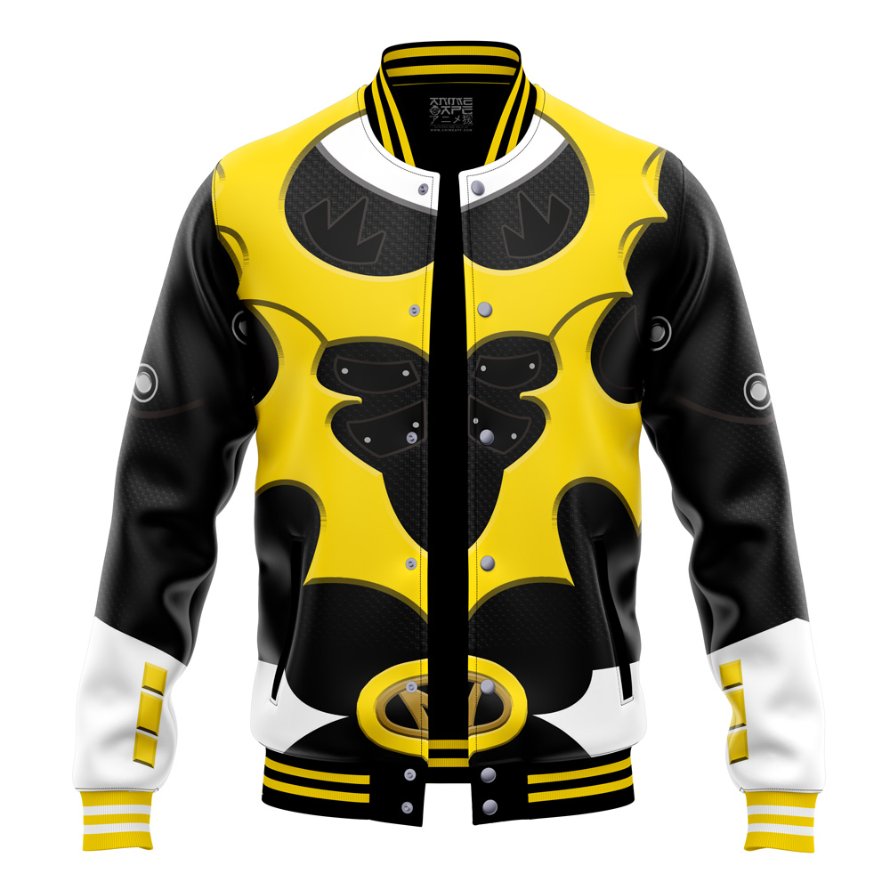 Yellow Psycho Rangers Varsity Jacket