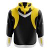 Yellow Psycho Rangers Zip Hoodie 3D BACK mockup - Power Rangers Store