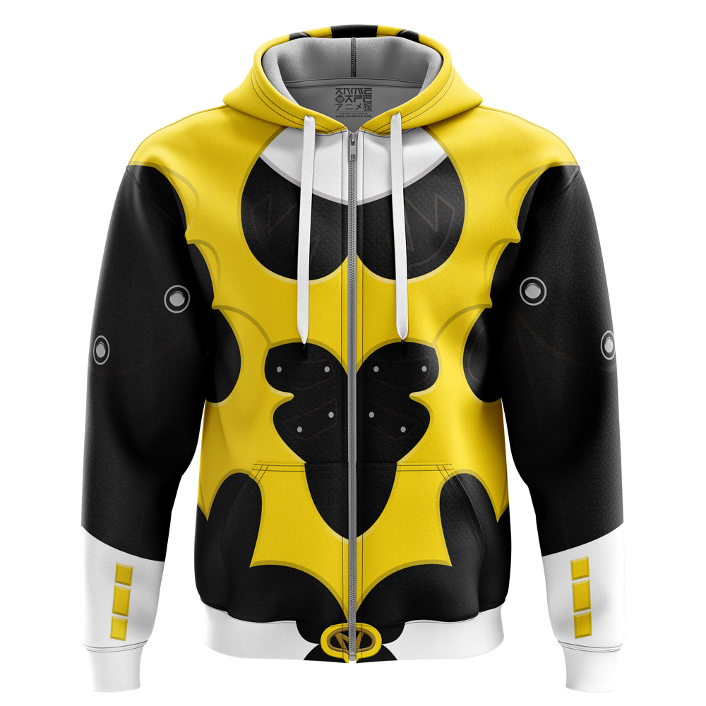 Yellow Psycho Rangers Zip Hoodie Jacket