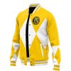 Yellow Ranger MMPR Varsity Jacket F RIGHT Mockup - Power Rangers Store