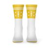 Yellow Ranger Ninjetti Power Rangers Socks BACK mockup - Power Rangers Store