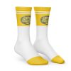 Yellow Ranger Ninjetti Power Rangers Socks SIDE mockup - Power Rangers Store