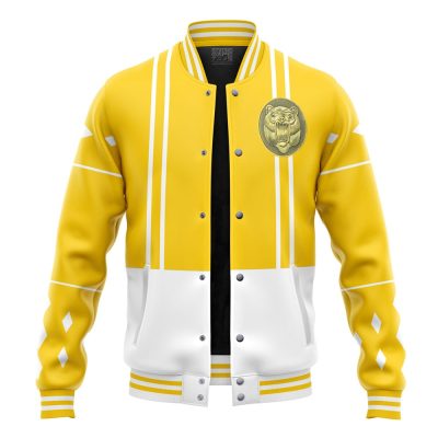 Yellow Ranger Ninjetti Power Rangers Varsity Jacket