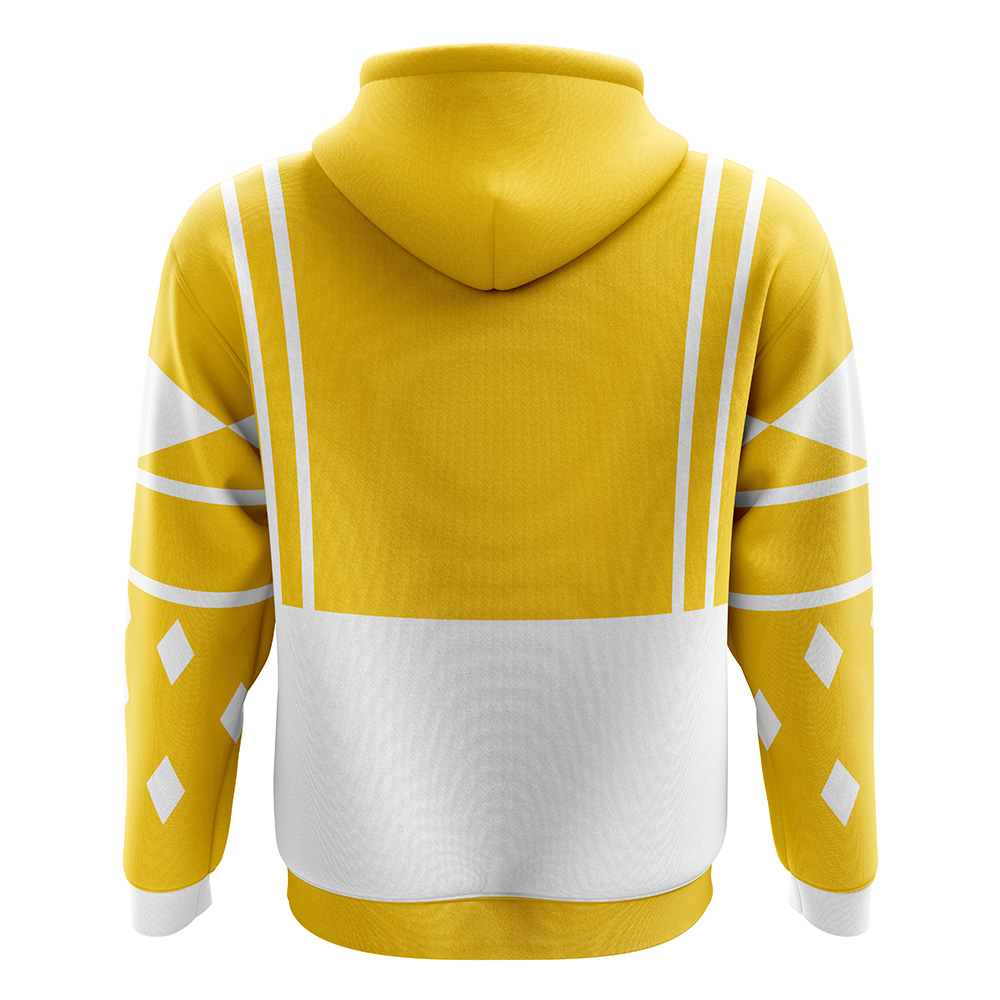 Yellow Ranger Ninjetti Rangers Zip Hoodie Jacket - Image 2
