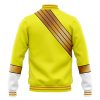 Yellow Ranger Wild Force Power Rangers Varsity Jacket 3L BACK Mockup - Power Rangers Store