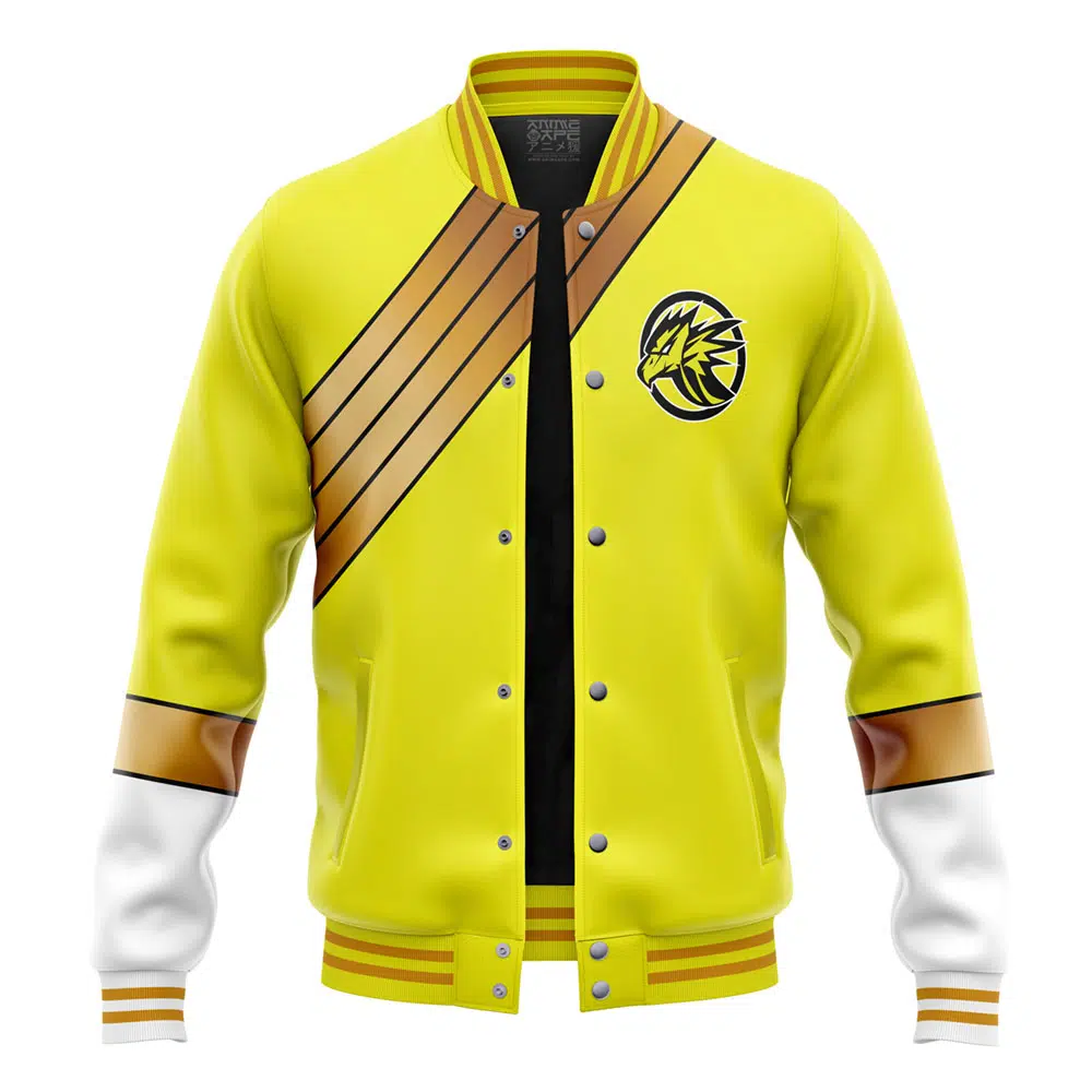 Yellow Ranger Wild Force Power Rangers Varsity Jacket