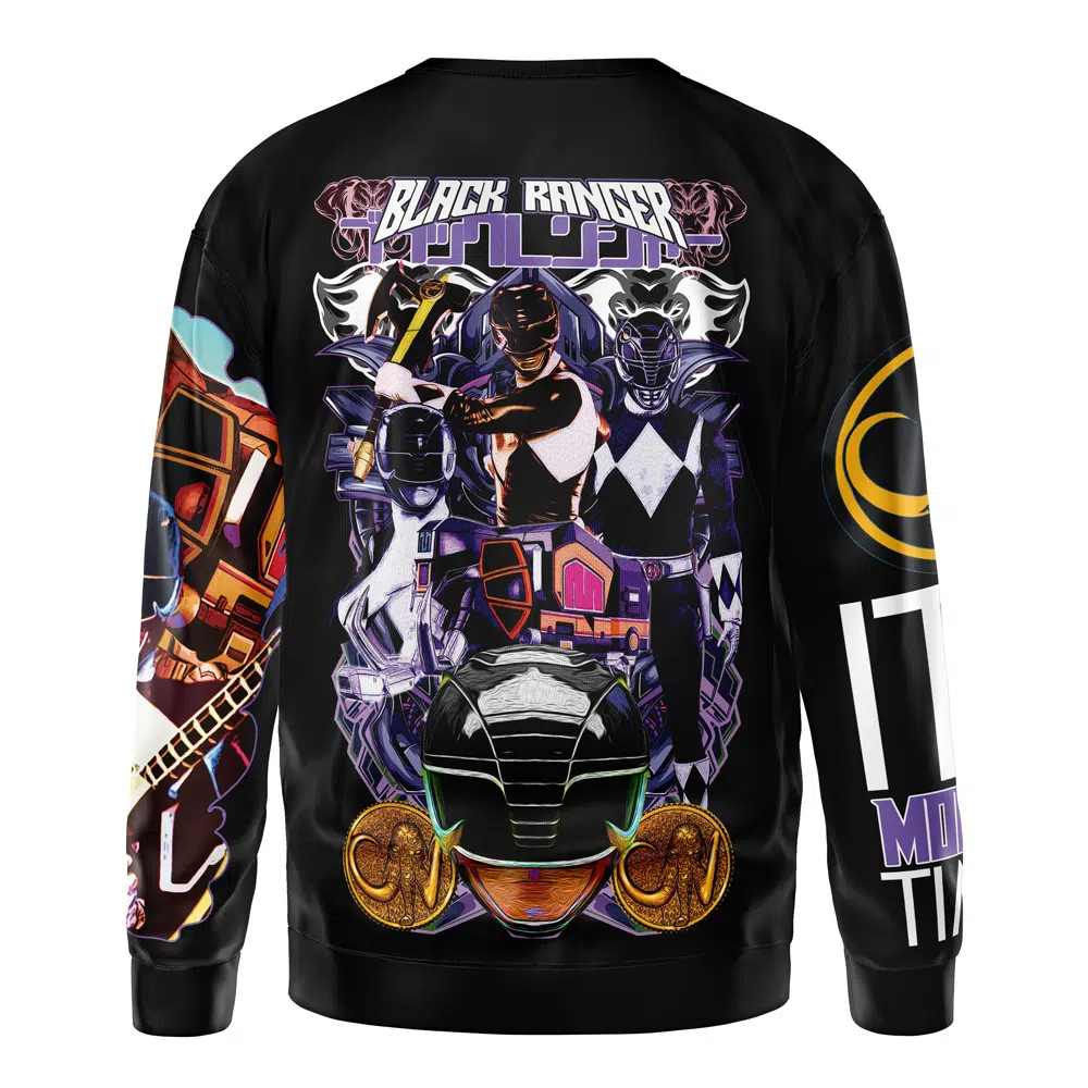 black Sweatshirt back - Power Rangers Store