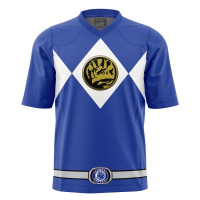 Blue Ranger Mighty Morphin Power Rangers American Football Jersey
