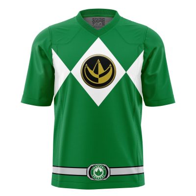 Green Ranger Mighty Morphin Power Rangers American Football Jersey