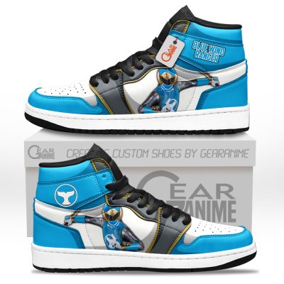 Blue Wind Ranger J1s Sneakers Character Edition