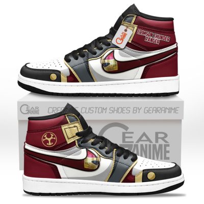 Crimson Thunder Ranger J1s Sneakers Movies Custom Shoes