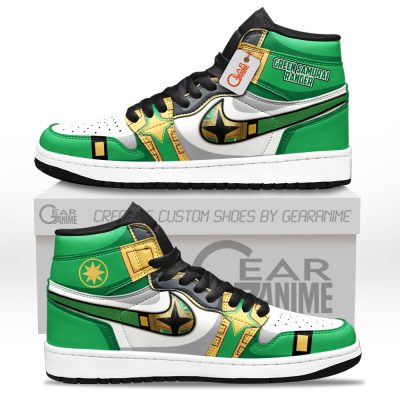 Green Samurai Ranger J1s Sneakers Unique Style & Design