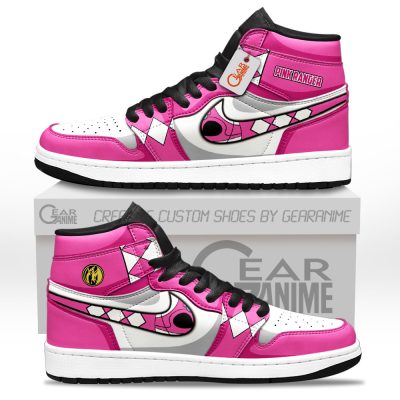 Pink Ranger J1s Sneakers Movies Custom Shoes