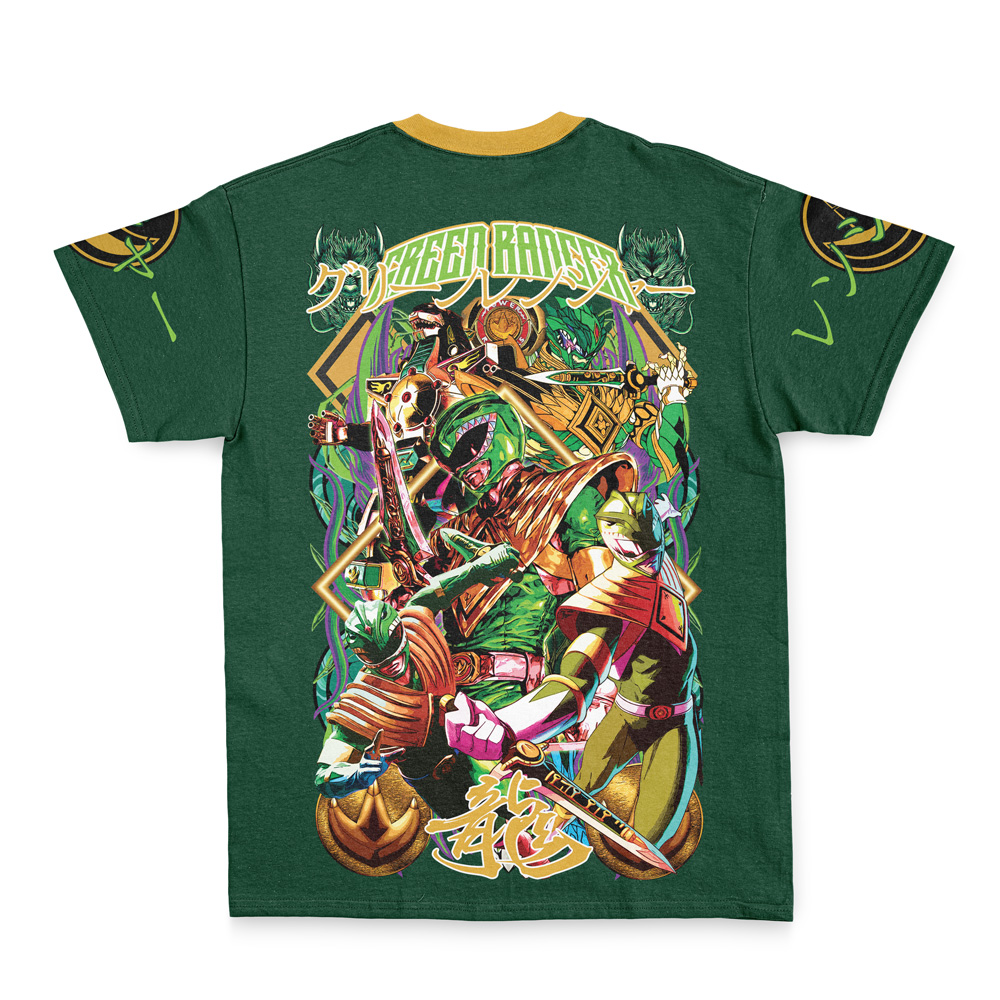 Green Ranger Mighty Morphin Power Rangers Streetwear T-Shirt