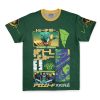 green Streetwear T Shirt Front - Power Rangers Store
