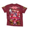 red Streetwear T Shirt Back wrinkly - Power Rangers Store