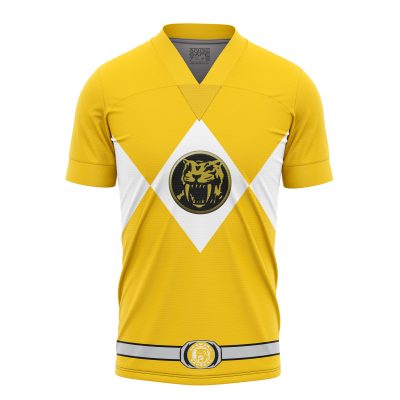 Yellow Ranger Mighty Morphin Power Rangers Soccer Jersey