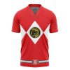 Red Ranger Mighty Morphin Power Rangers Soccer Jersey